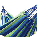 Amaca da Giardino in Cotone 2x1m 120Kg Menzi Blu e Verde