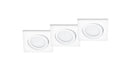 Illuminazione da Incasso da Interno a LED in Metallo Bianco Opaco