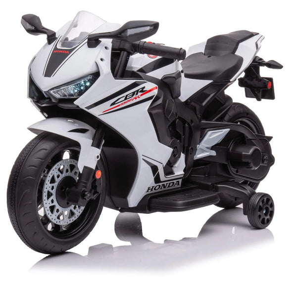 Moto Elettrica per Bambini 12V con Licenza Honda CBR 1000RR Bianca sconto