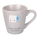 Set 6 Tazzine da Caffè Ø6,3x6,4 cm in New Bone China VdE Tivoli 1996 Be Positive