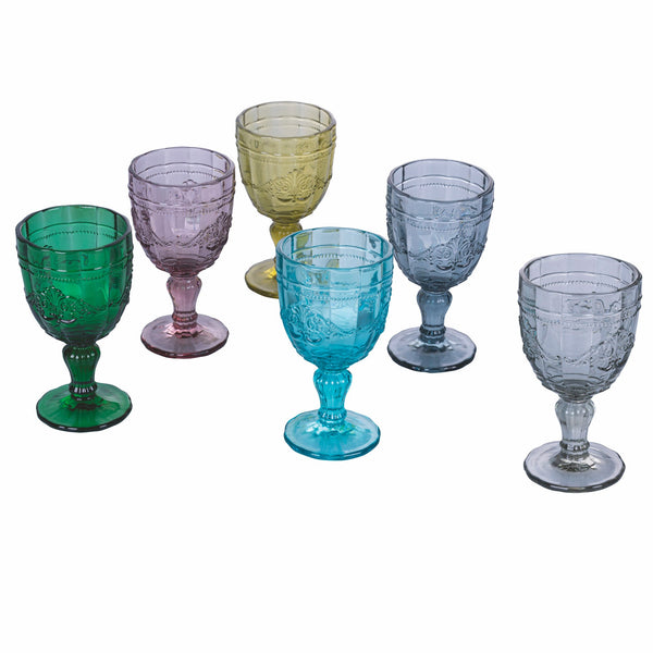 sconto Set mit 6 Glaskelchen 235 ml Villa d'Este Home Tivoli Syrah