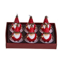 Tealight Babbo Natale 12 Pz H6 cm Rosso