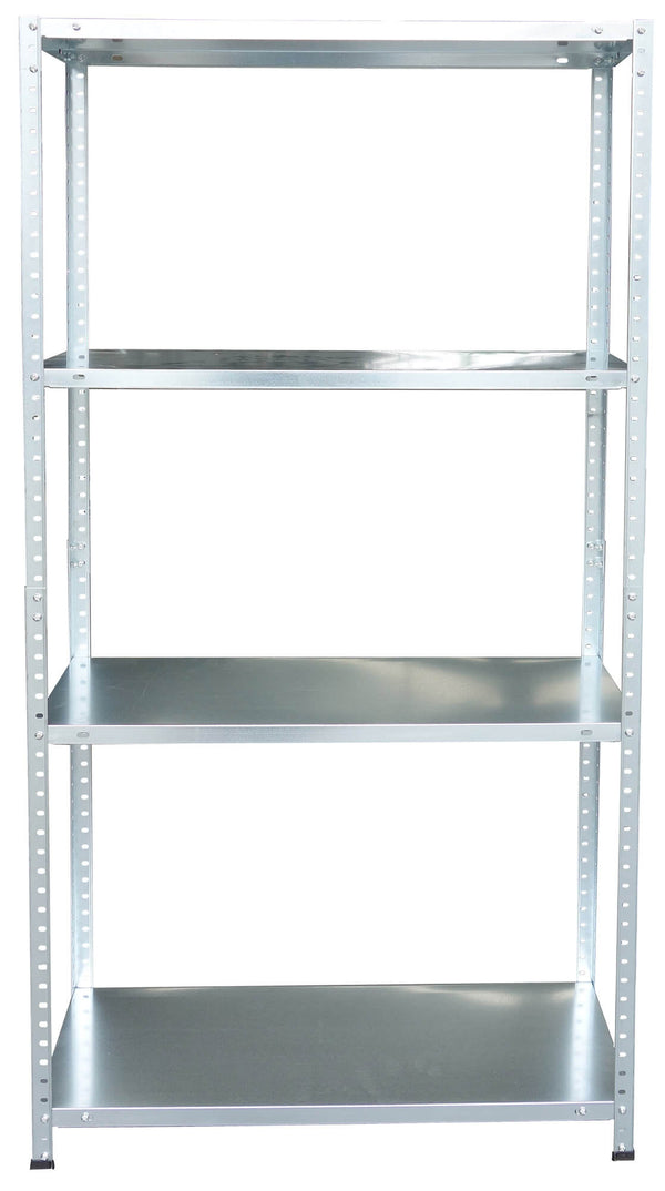 online Fadi Regal aus verzinktem Metall in Silber 75 x 30 x 147 cm mit 4 Ablagen