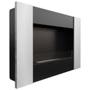 Camino a Bioetanolo da Parete 90,2x65 cm Flig Boston 2 Silver