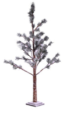 Albero di Natale Luminoso 78 LED in Carta H132cm Marrone