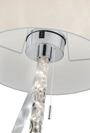 Piantana da Interno a led in Metallo Cromo