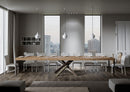 Tavolo Allungabile 130-390x90x77 cm Volantis Premium Quercia Natura Telaio 4C 