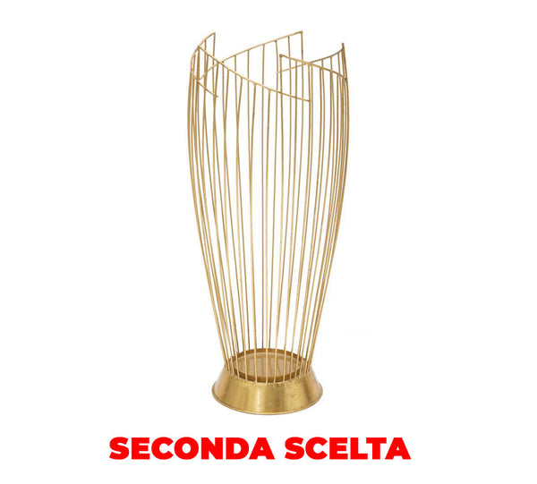 Porta Ombrelli Fashion Oro Ø28x69 cm in Ferro Oro Seconda Scelta online