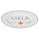 Set 6 Piattini Frutta Ø19x1,5 cm in New Bone China VdE Tivoli 1996 Le Travisate Bianco