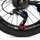 Bicicletta per Bambini Mountain Bike 24" Twenty Full 24 Cambio Shimano 21V Telaio in Acciaio Arancione e Grigio 