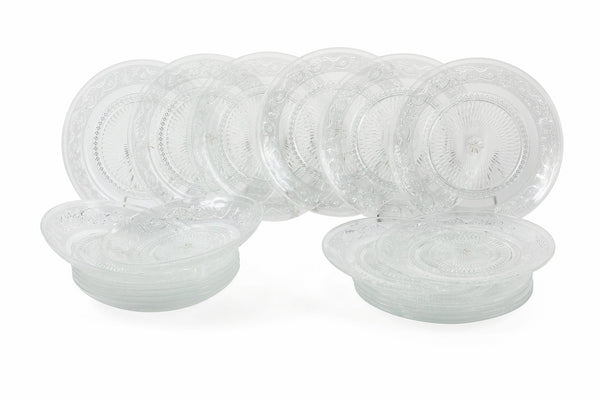 online 18-teiliges Tellerservice in Glas Villa d'Este Home Tivoli Imperial