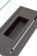 Camino a Bioetanolo da Tavolo 36x19 cm Qlima FFB105 Nero