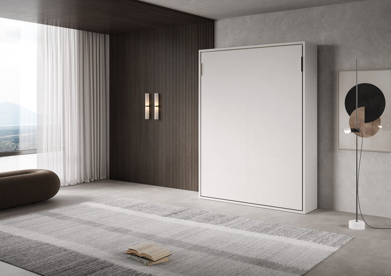 Letto Matrimoniale A Scomparsa 160 Versia Bianco      