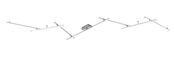 online Applique da Interno a LED in Metallo Nickel Opaco