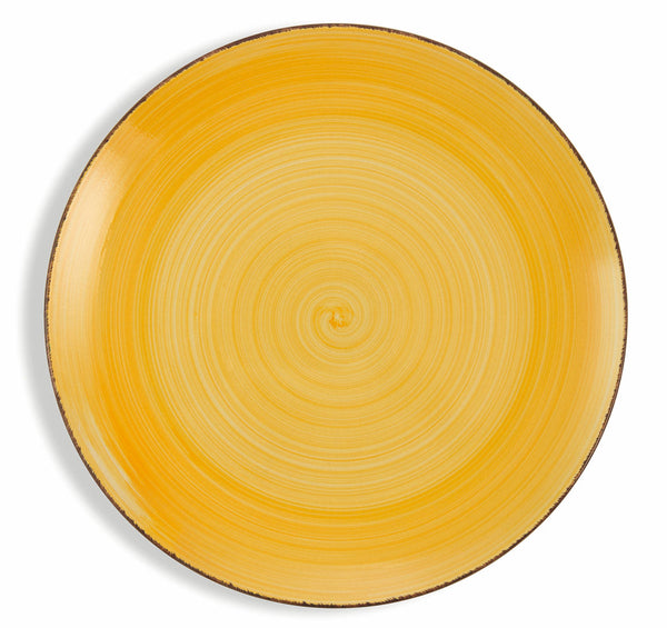 acquista Set mit 6 Speisetellern aus Steinzeug Ø27x3,5 cm Villa d'Este Home Tivoli Baita Gelb