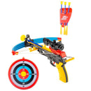 Balestra Arco Giocattolo per Bambini con 4 Frecce Bersaglio e Porta Frecce