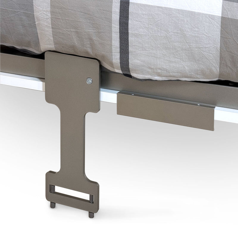 Letto Matrimoniale A Scomparsa 160 Versia Con Divano E Armadio Dx 2 Ante Argilla      