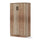 Scarpiera armadio 130x71x38 cm Gabriella noce country
