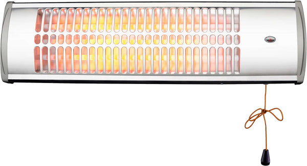 acquista Qlima EBH 112 Elektrischer Infrarot-Wandheizer 56x13,5x16,5 cm 1200W