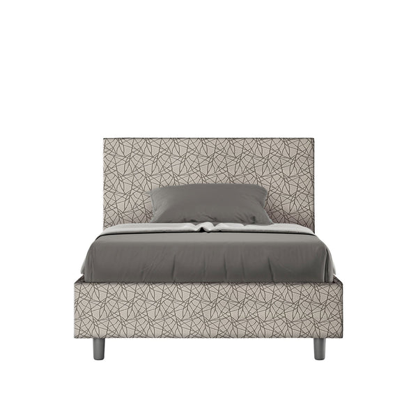 sconto Letto 1 Piazza e Mezzo Adele Era 02 Grigio Varie Misure