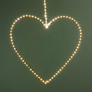 Cuore Luminoso 128 Microled Ø38 cm Uso Esterno 