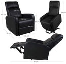 Poltrona Alzapersona Elettrica 1 Motore in Similpelle Vandi Panna