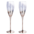 Set 2 Bicchieri da Champagne Très Chic Flûte in Vetro VdE Tivoli 1996 Champagne  