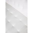 Divano Letto Prontoletto Zeus Rivestimento in Similpelle Bianco