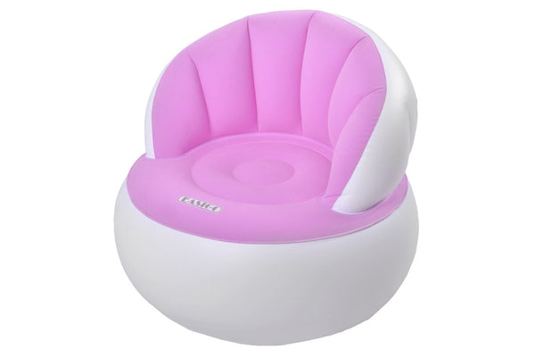Beflockter aufblasbarer Sessel Pouf 93x85x74cm Jilong Easigo Sessel Pink sconto