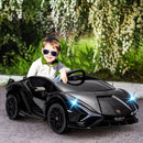 Macchina Elettrica per Bambini Licenza Ufficiale Lamborghini Sian 12V con Telecomando Nero