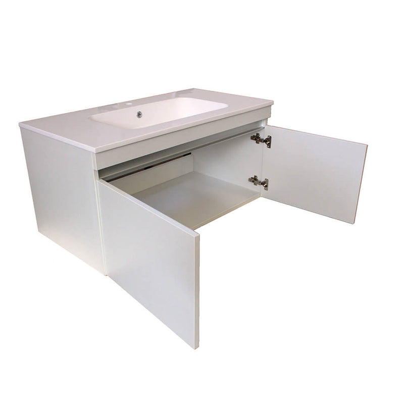 Mobile da Bagno sospeso Bali 02A Twist Bianco TFT