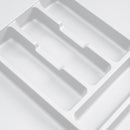 Portaposate Optima Vertex/Concept 500mm (Spalle 16mm) M 900 Plastica Bianca Tecnoplastica Emuca