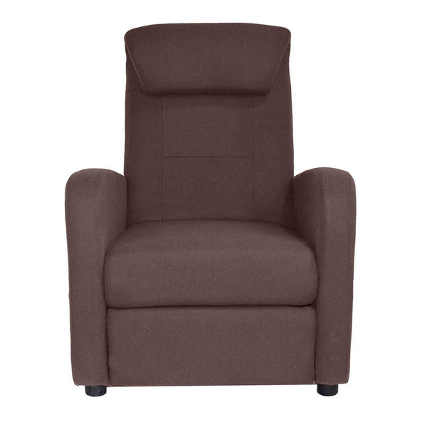 Poltrona Relax Reclinabile Manuale in Tessuto Marta Marrone online