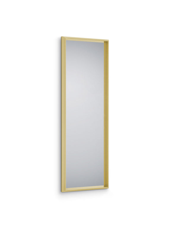 sconto Specchio da Parete 50x150x6 cm in Legno Abbie Oro