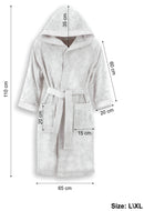 Accappatoio in Spugna 100% Cotone Erika Fango