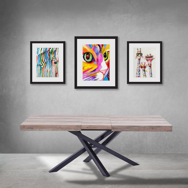 Tavolo da Pranzo Allungabile 200x76x90 cm in Legno Nobilitato Rovere