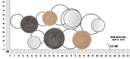 Pannello da Muro Triby 106,5x4,5x52 cm in Ferro Poliestere
