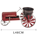 Trattore con Contenitore per Pianta H 50 cm