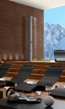 Doccia Solare da Giardino 40L Miscelatore e Lavapiedi Arkema Big Jolly Inox Paint