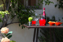 Tavolo Bar da Giardino in Polyrattan 70x70H107cm Adila Noce