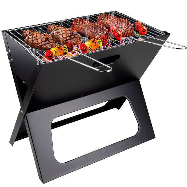 online Barbecue Bistecchiera Pieghevole Portatile Richiudibile 46x28x36 BBQ Griglia