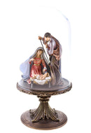 Natività con Cover H35 cm in Resina e Vetro