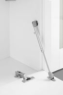 Parete Attrezzata Soggiorno 260x30x180 cm Maruska n°3 Bianco Lucido 