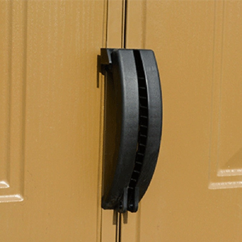 Casetta Box da Giardino 325x240x233 cm in PVC Avorio/Marrone