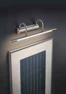 Applique da Interno a LED in Metallo Nickel Opaco