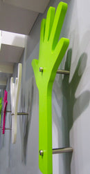 Appendi Abiti da Muro Finger Bianco 26x40 cm MDF Bianco