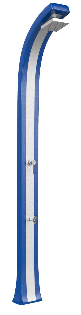 sconto Doccia da Giardino Miscelatore e Lavapiedi Arkema Spring Plus Fascia Inox Blu