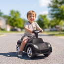 Auto Cavalcabile per Bambini 18-36 Mesi Licenza Porsche 63x28,5x38 cm con Clacson Fari Suoni in PP Nero Opaco      
