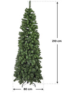 Albero di Natale Artificiale Adami Monte Vettore Verde Varie Misure