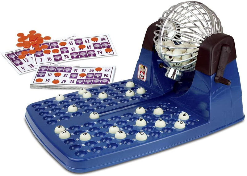 Bingo Lotto Tombola Gioco da tavolo 90 numeri 48 cartelle gira la fortuna